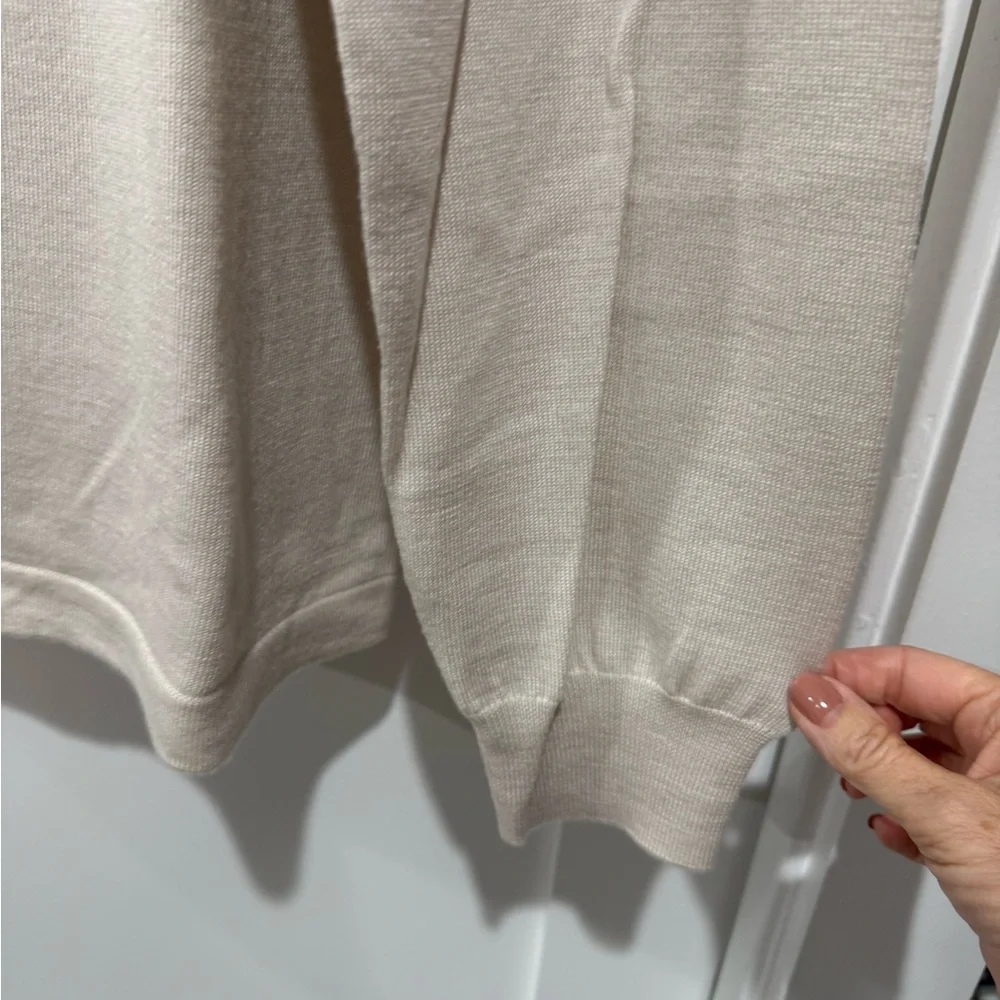 Joseph Abboud Classic Fit Extra Fine Merino Wool Quarter Zip Sweater.  Size 3X - Picture 4 of 8